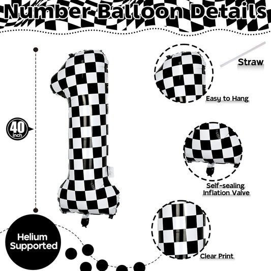 Isndare foil number 1 balloon with premium finish for lasting decor