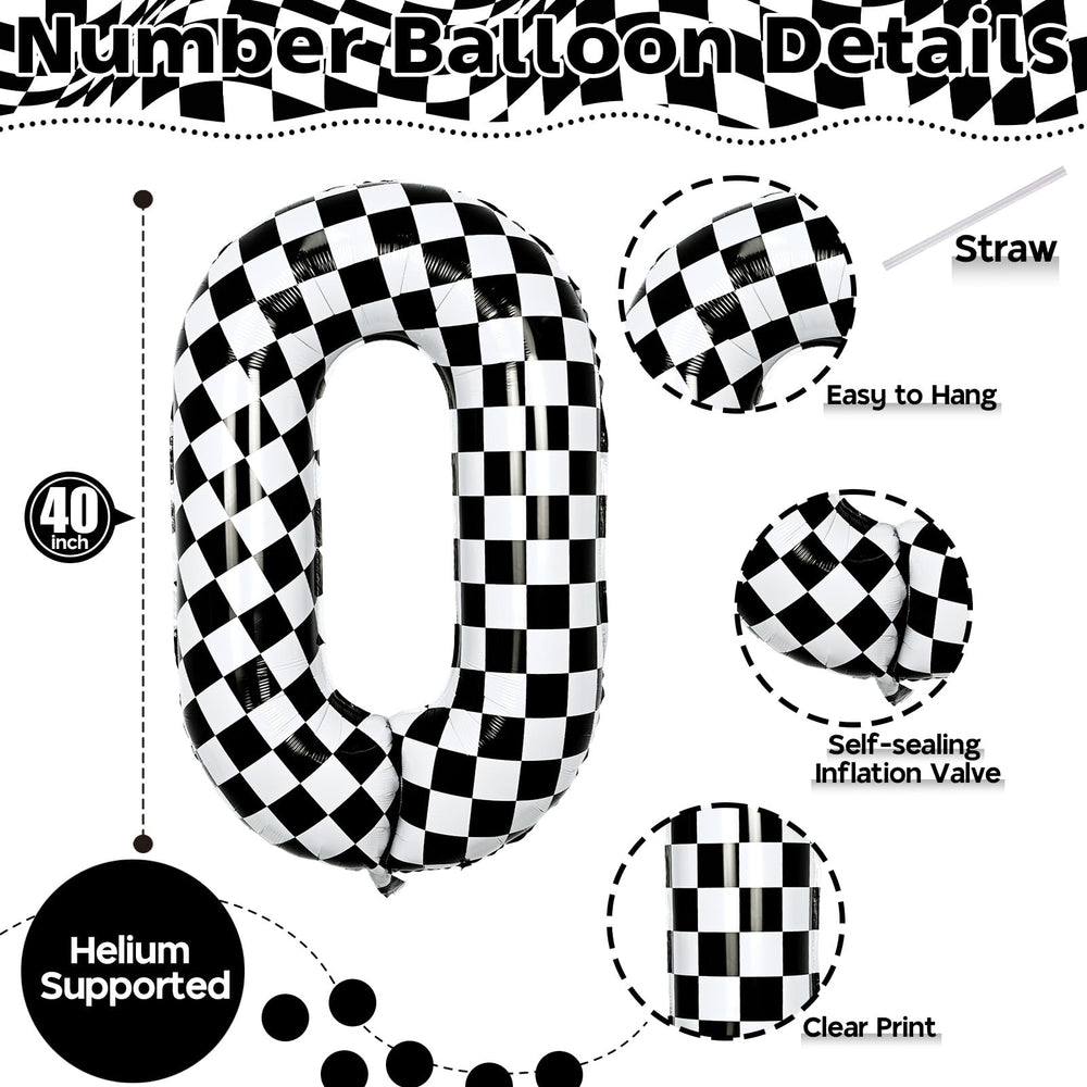 Isndare giant foil number 0 balloon perfect for milestone celebrations.