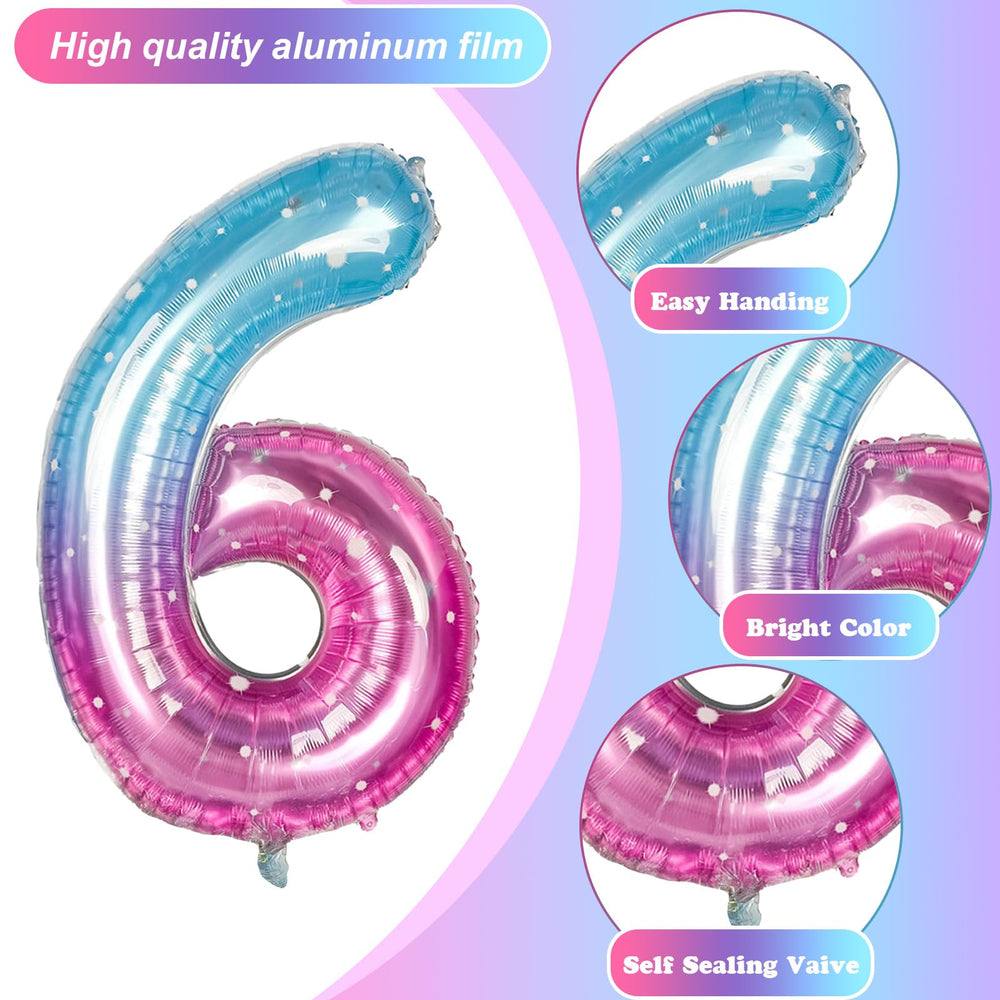 Isndare mermaid-themed balloon adds whimsy to showers and anniversaries.