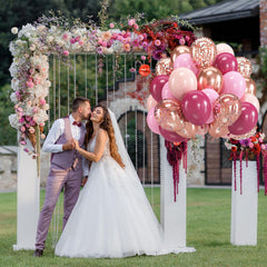 Isndare arch garland kit with 60 balloons for memorable celebrations.