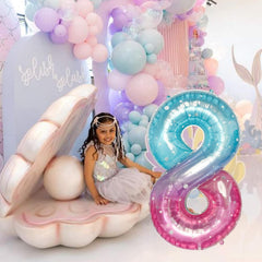 Isndare reusable giant 8 balloon for multiple celebrations