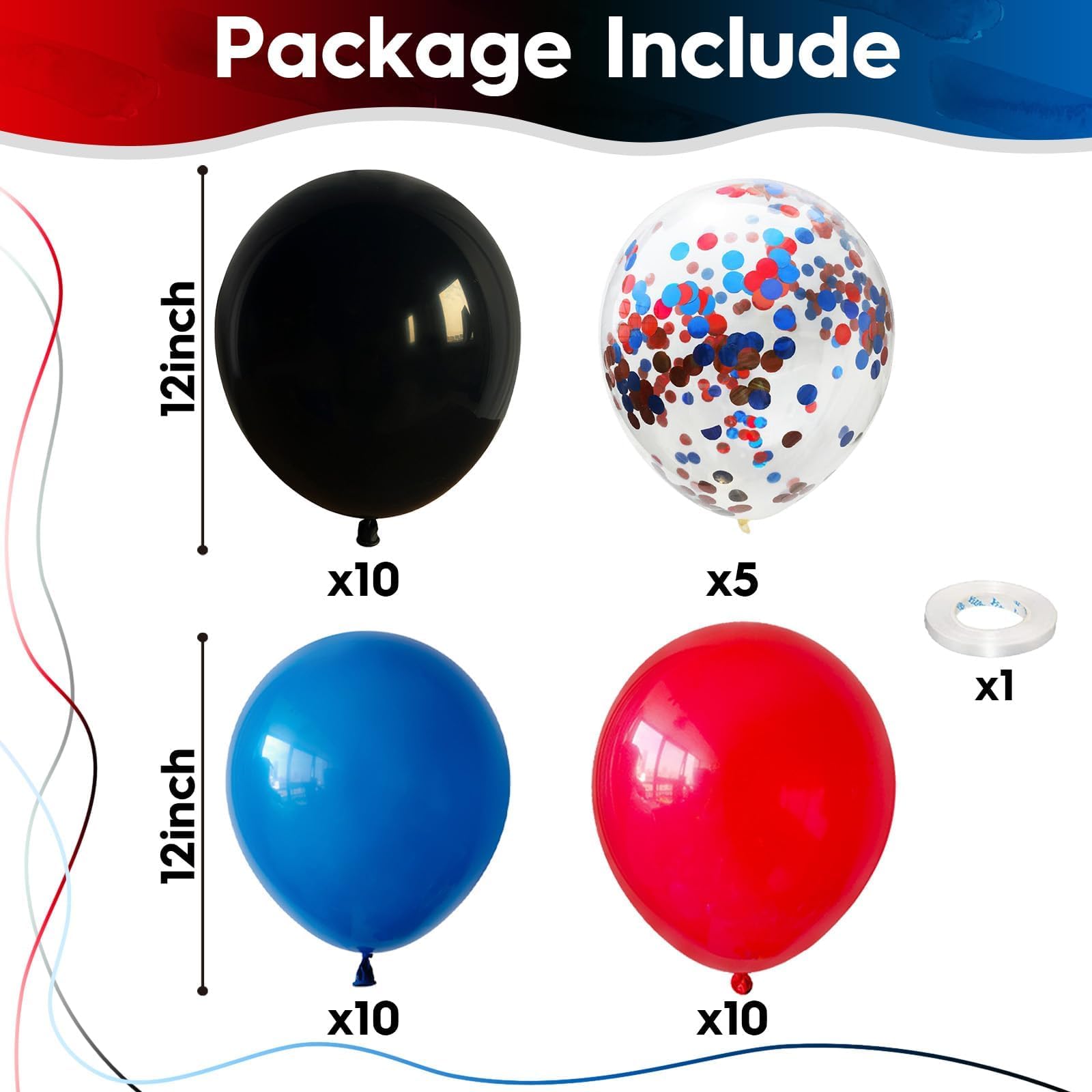 Isndare royal blue balloon for bold color accents.