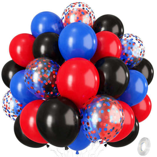 Isndare spider-theme balloons set for vibrant party decor.