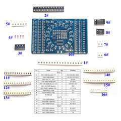 ISolderStore clearly labeled PCB layout aiding beginners
