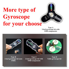 ISolderStore completed gyroscope LED project showcases finished learning