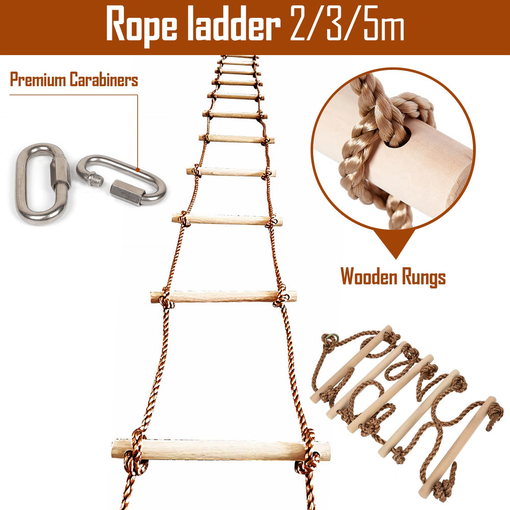 ISOP included carabiners enable secure outdoor mounting