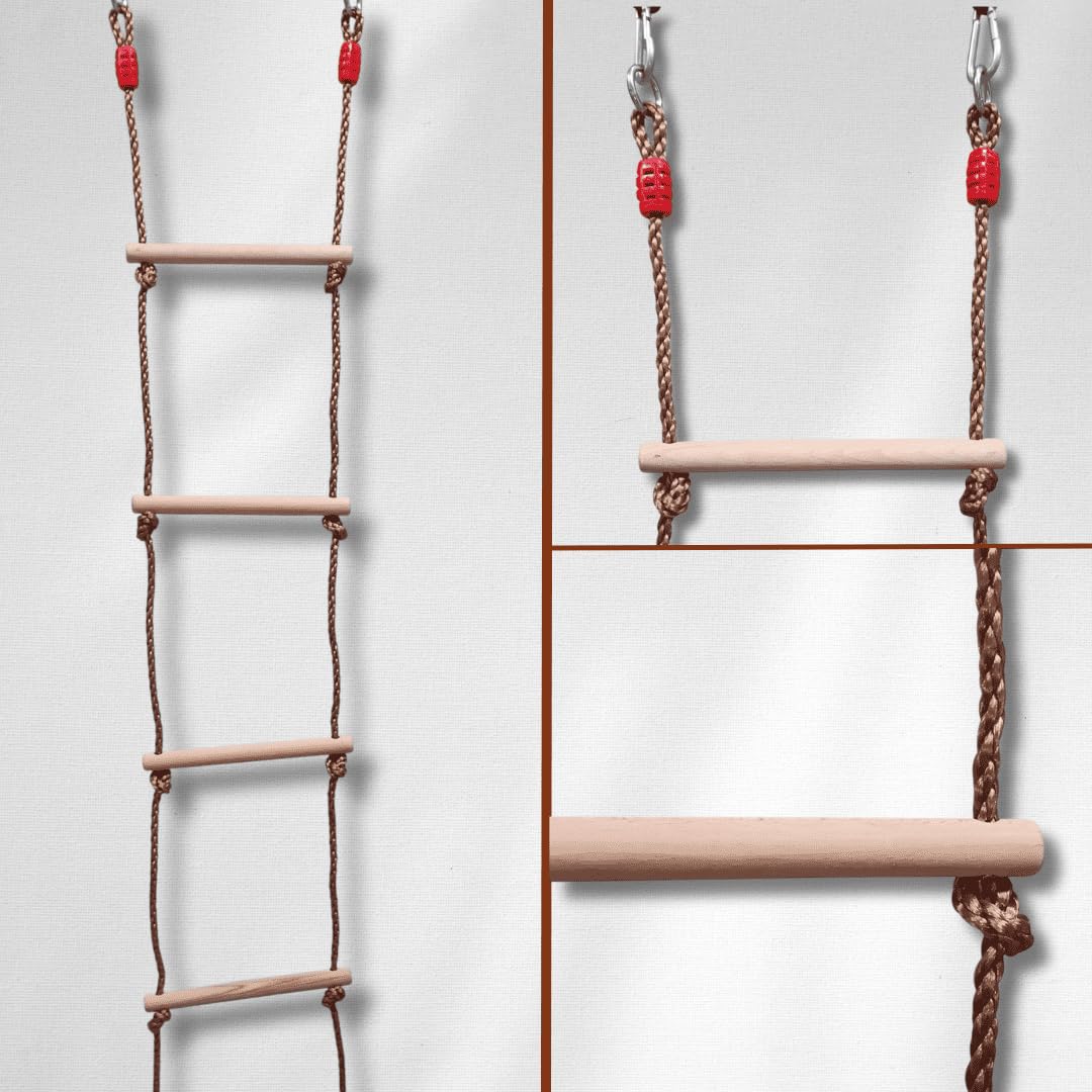 ISOP wall ladder is easy to install, with quick setup for indoor or outdoor play.
