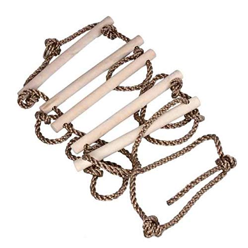 ISOP nylon rope construction provides wear resistance for outdoor use.