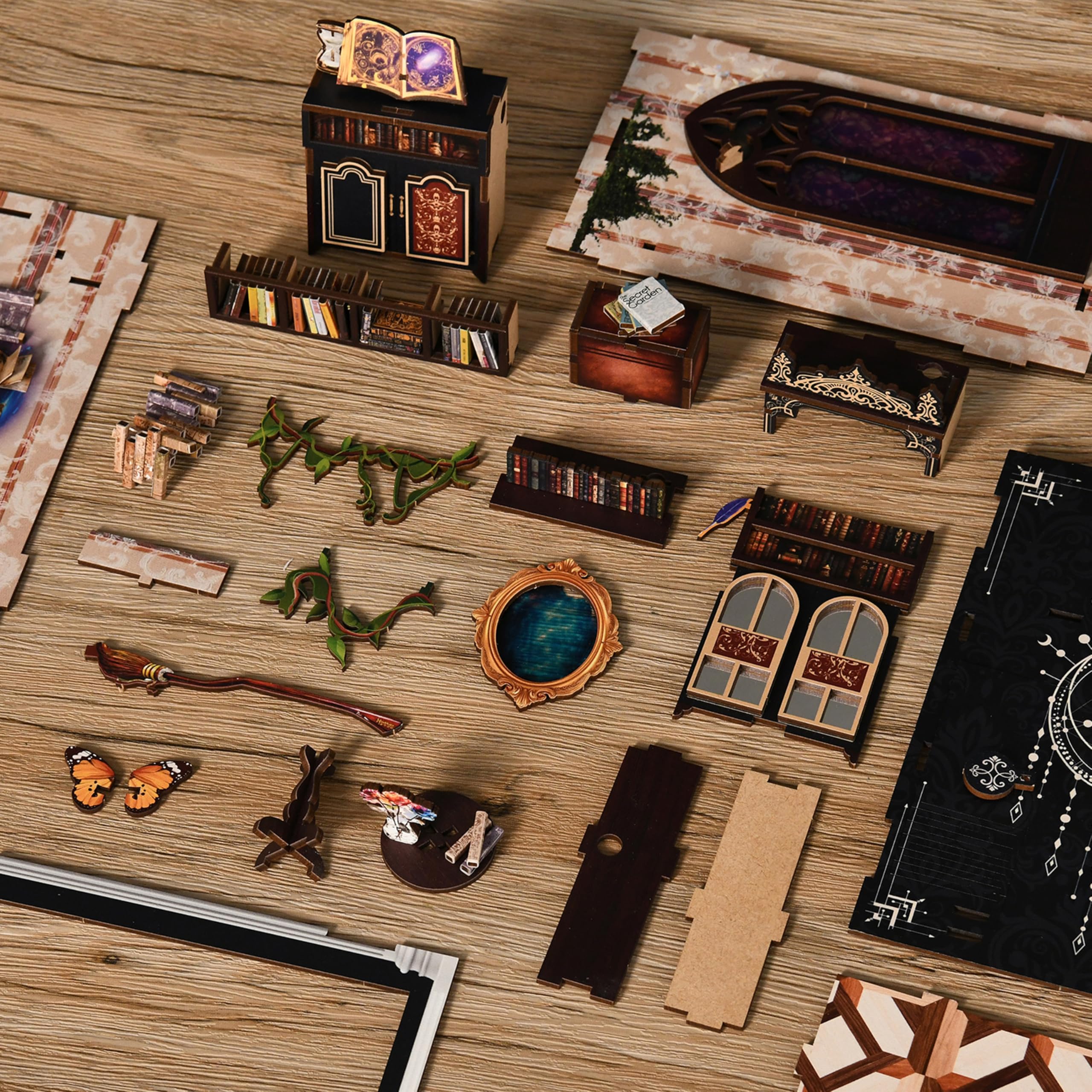ISSEVE Book Nook Kit assembly tips and safe handling
