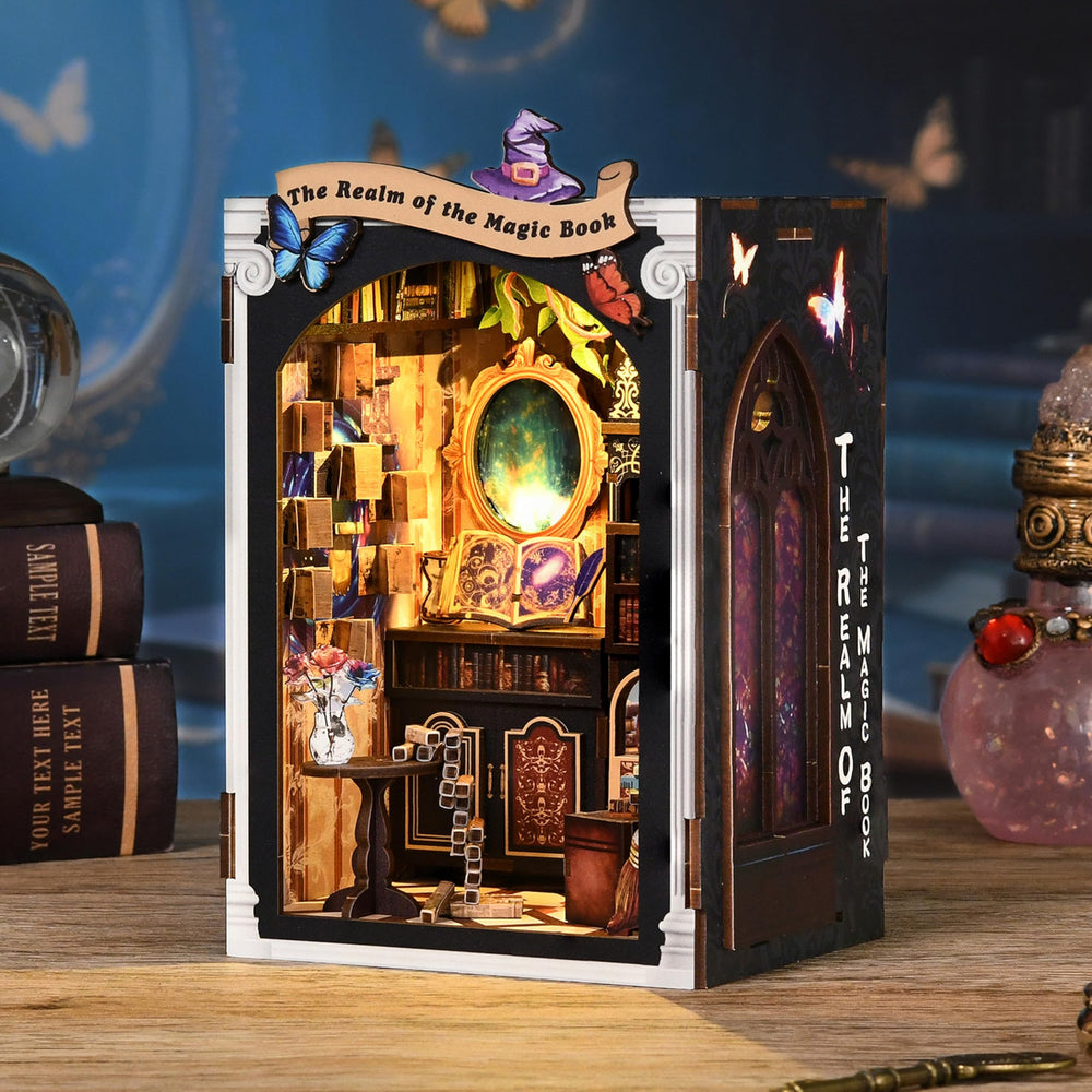 ISSEVE Book Nook Kit touch-switch lighting for easy control