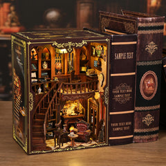 ISSEVE Book Nook Kit step-by-step instructions guide beginners.