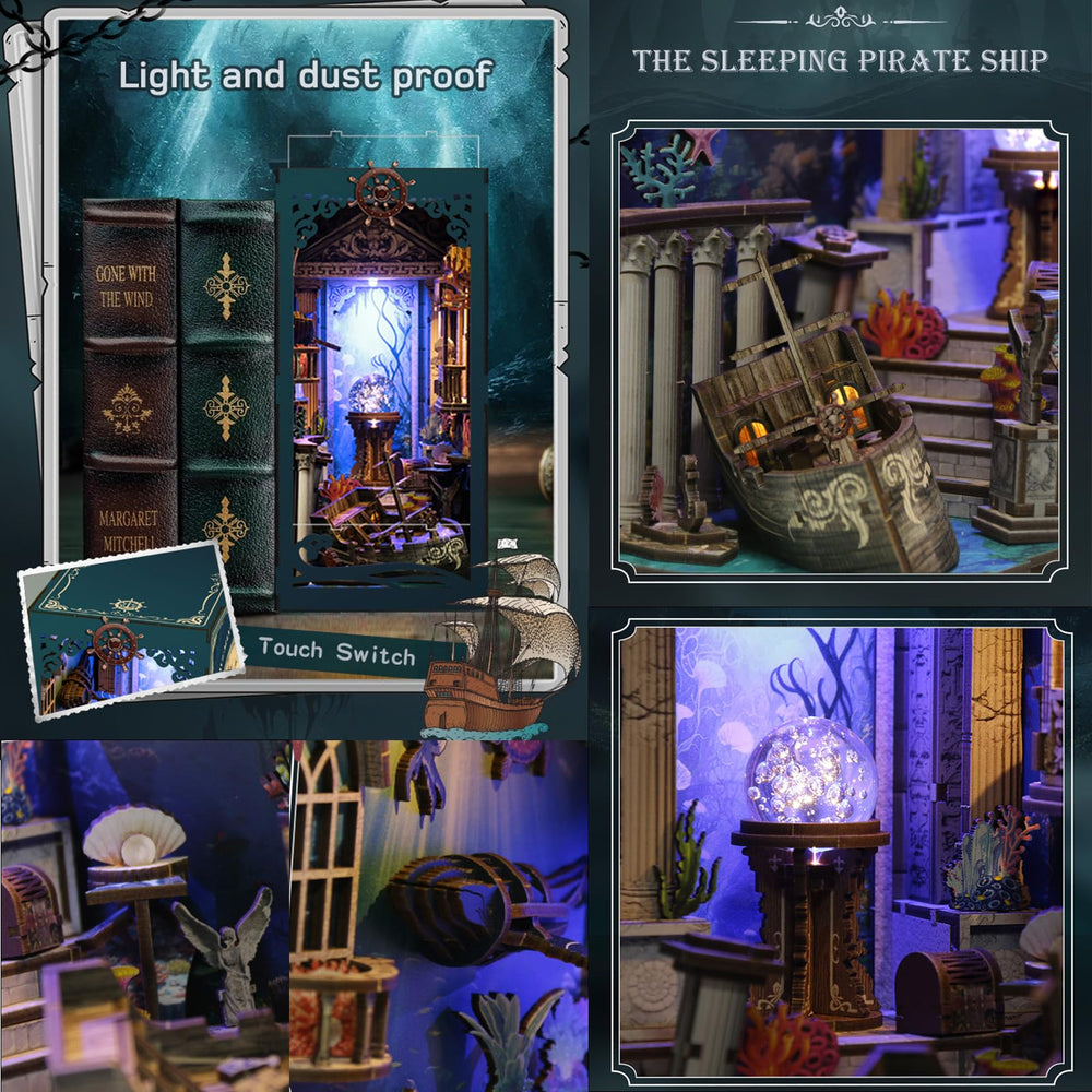 ISSEVE Sea Maze 3D puzzle kit with laser-cut parts for assembly.