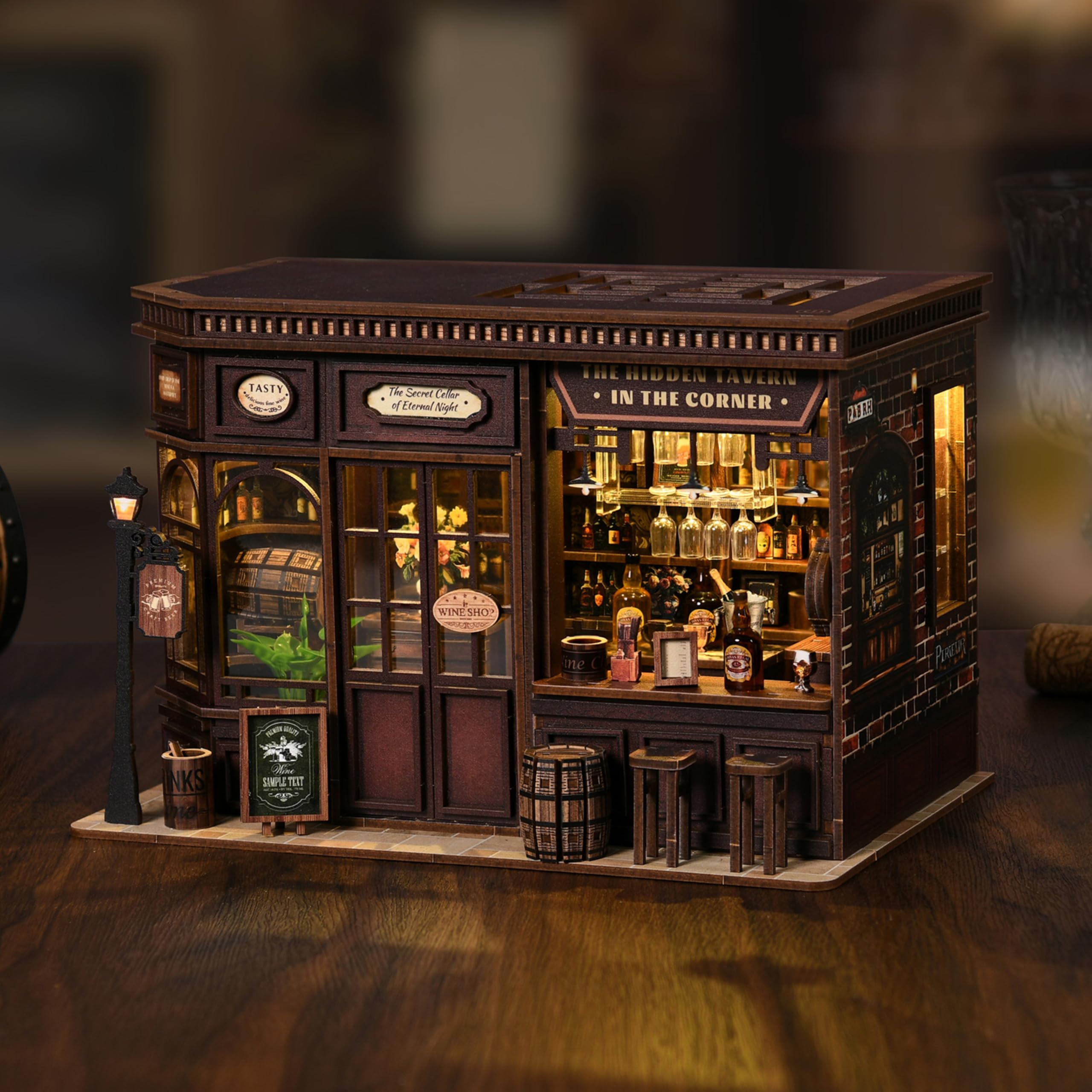 isseve 327-piece kit close-up reveals intricate tiny furniture details