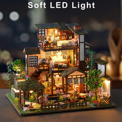 ISSEVE DIY Miniature House Kit dolls enrich storytelling scenes