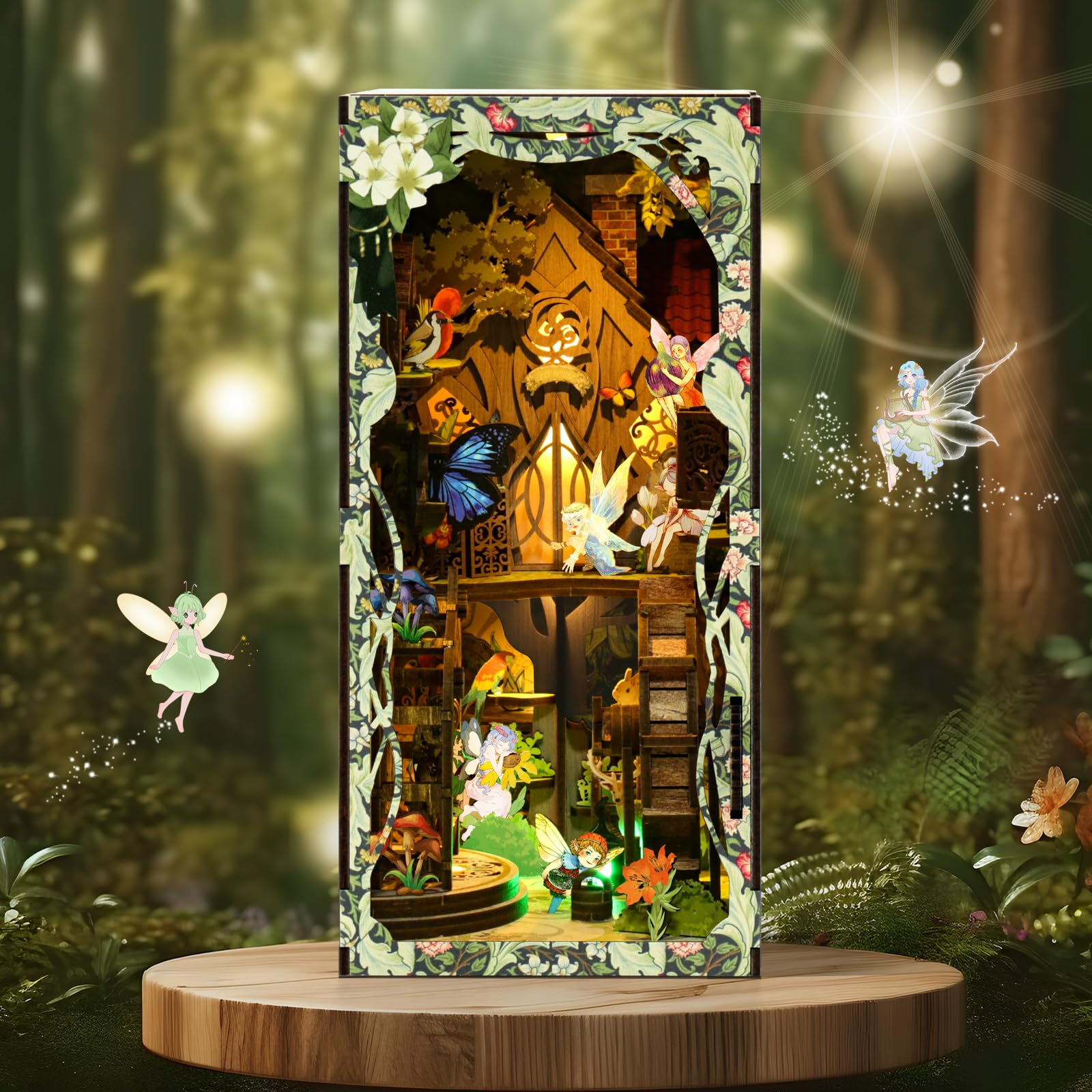 ISSEVE tiny fairy cottage detail highlights craftsmanship.