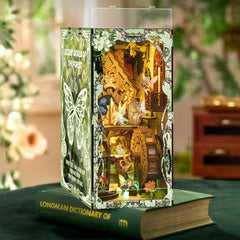 ISSEVE forest secret world miniature dollhouse details on tiny cottage.