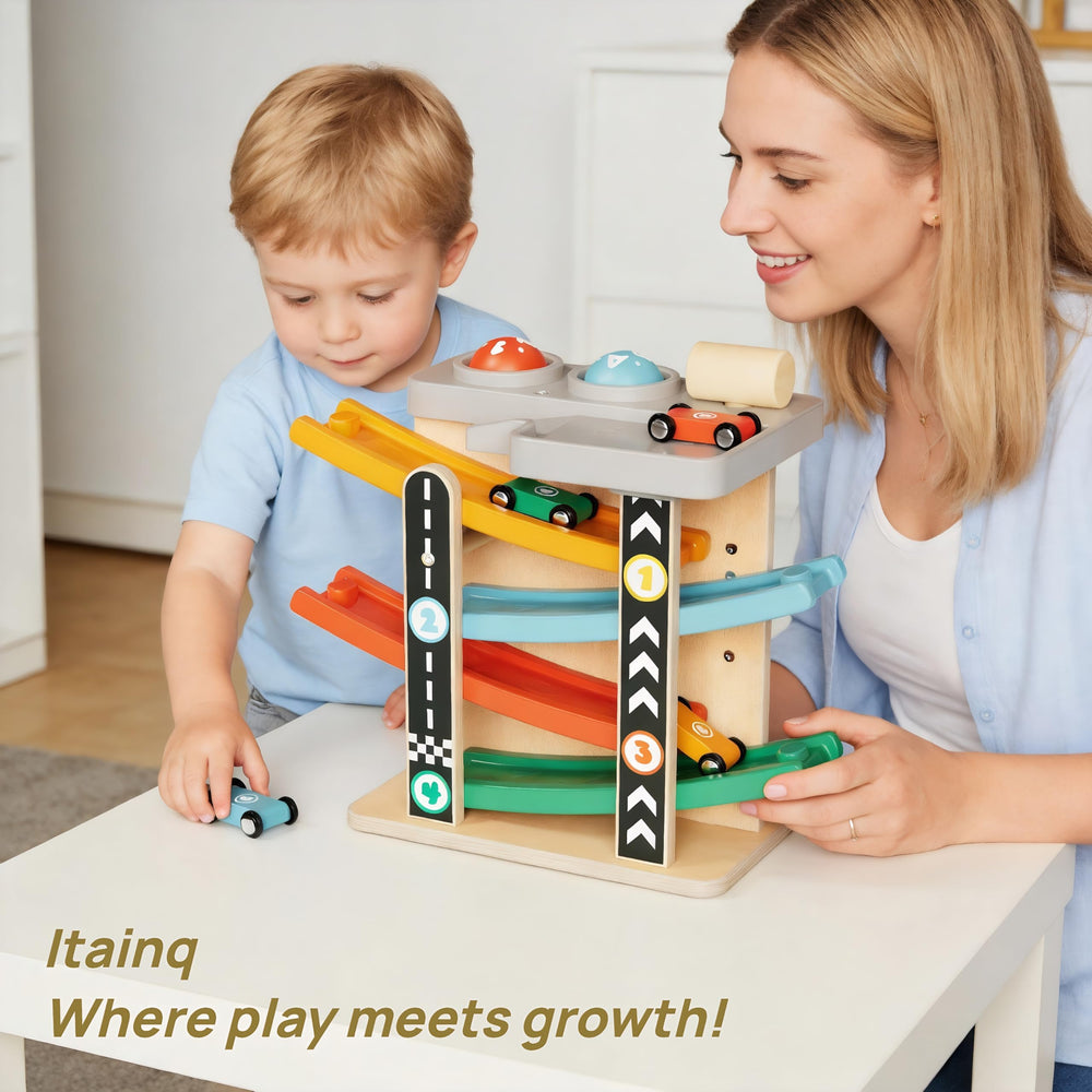 ITAINQ toddler hammer activity promotes hand-eye coordination through playful pounding.