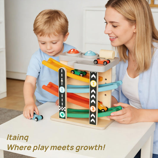 ITAINQ toddler hammer activity promotes hand-eye coordination through playful pounding.