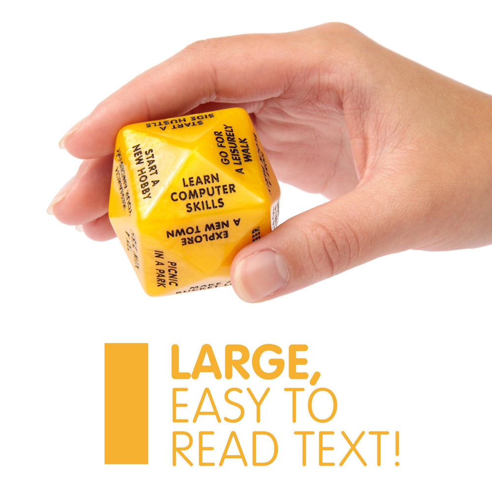 Itera Retirement Dice with coffee break image suggests easy, low-pressure daily adventures.