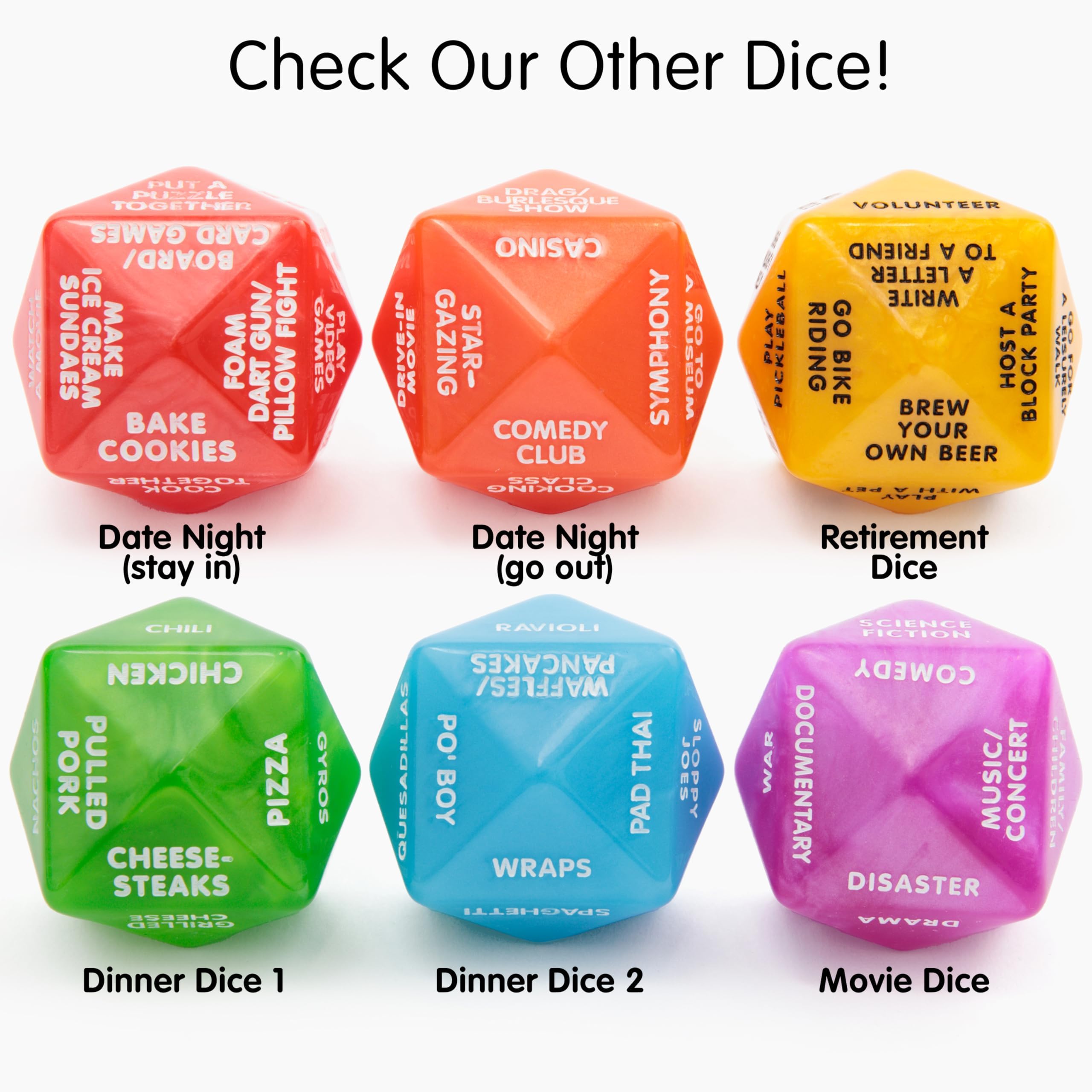Itera Retirement Dice party game scene conveys celebratory gifting and social fun.