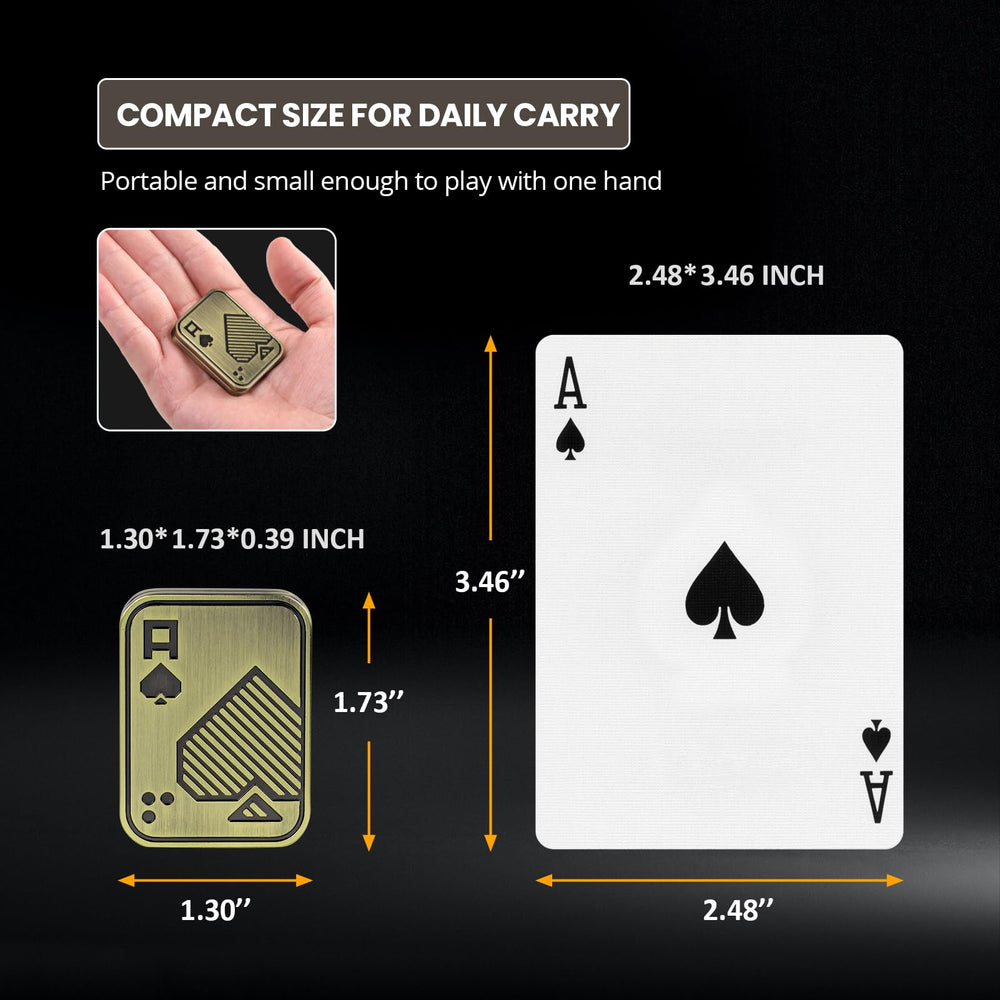 Itokey EDC poker cards fidget supports quick, pocketable use.