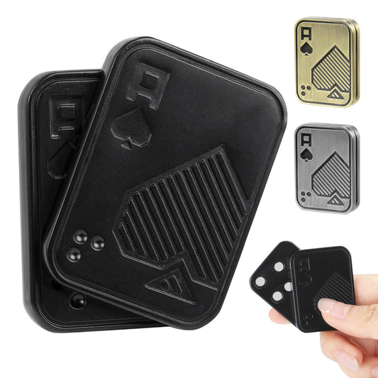 ITOKEY fidget slider with ace-of-spades pattern for focus and stress relief.