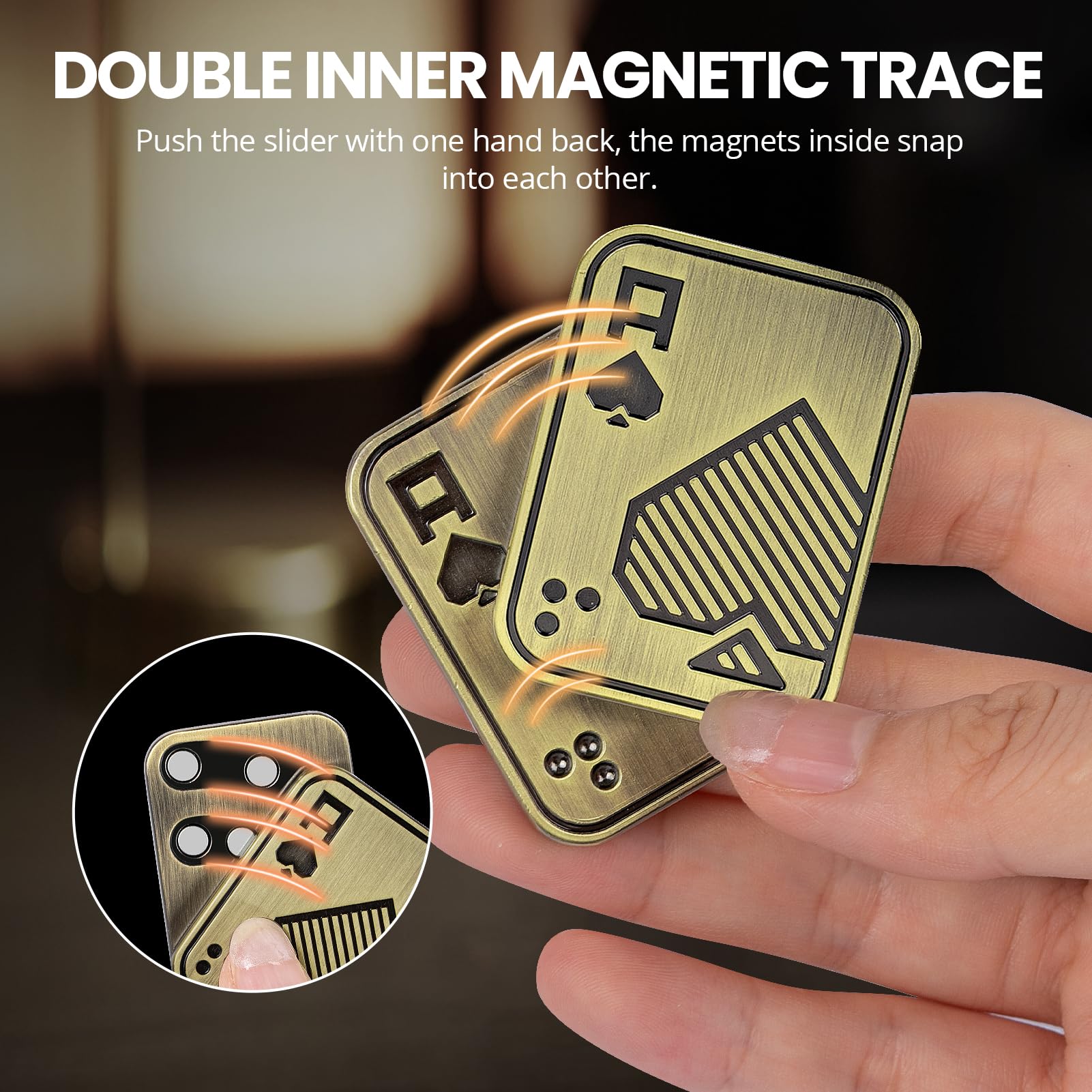Itokey magnetic blocks slider delivers tactile feedback during play.