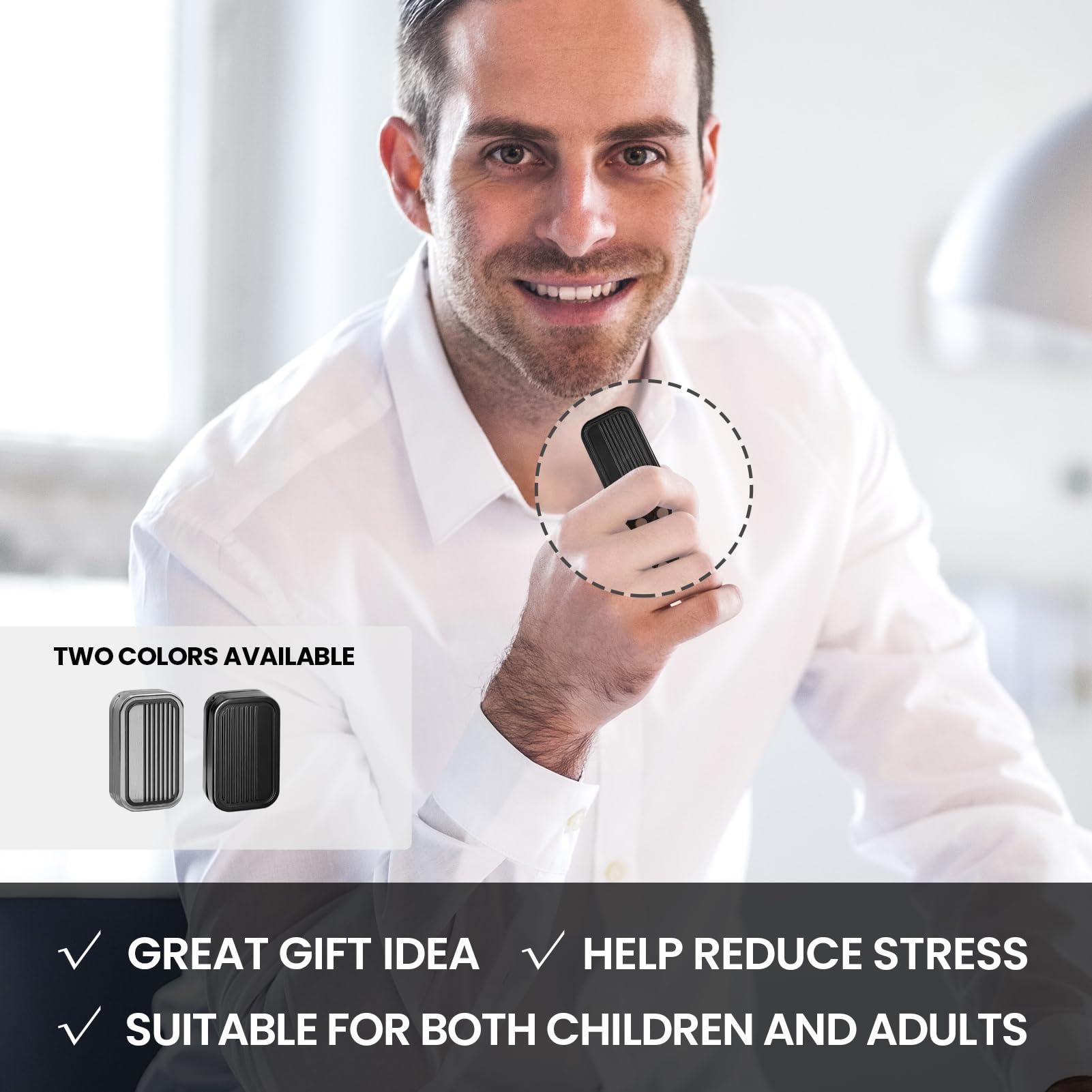 ITOKEY portable office accessory fidget slider ideal for on-the-go focus.