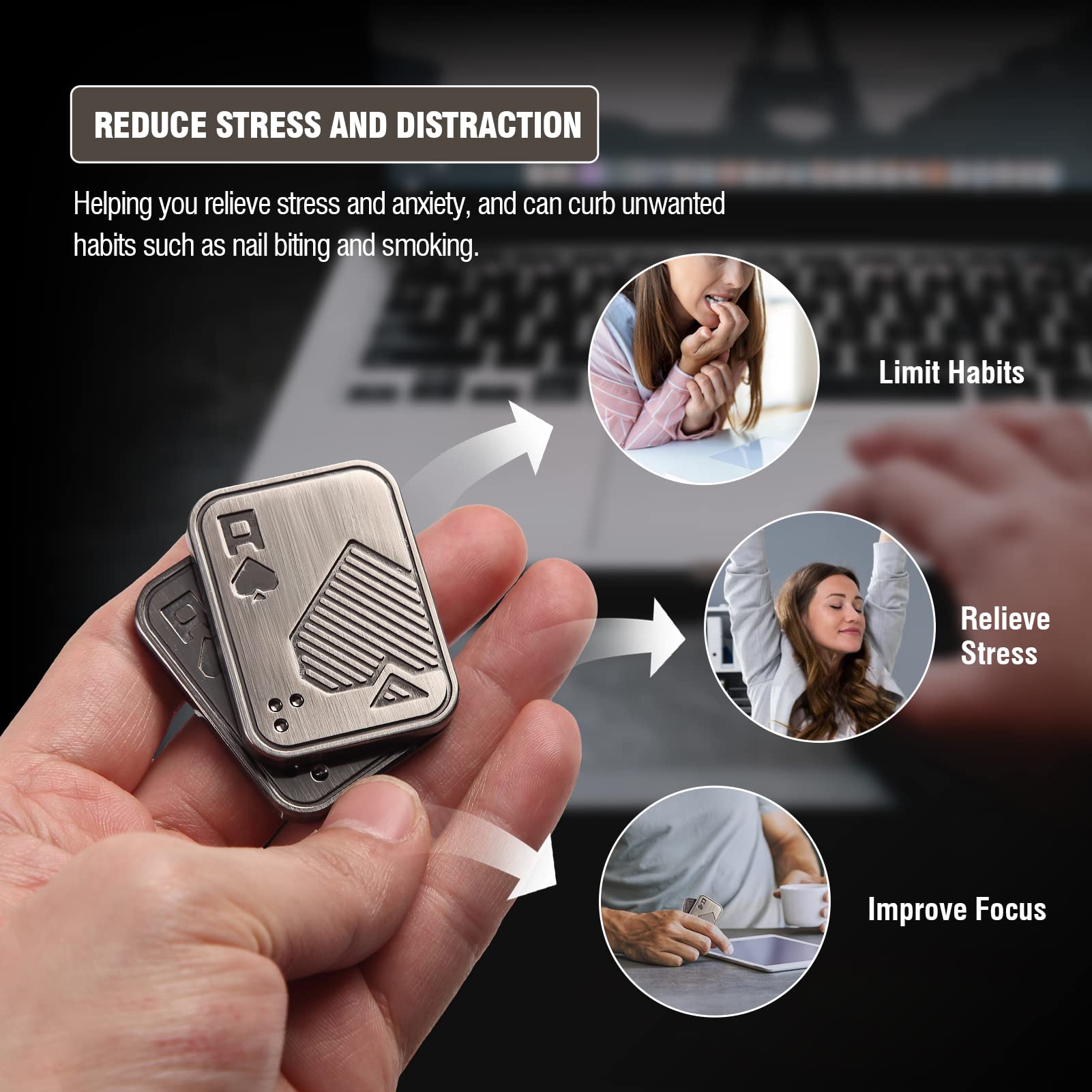 ITOKEY stainless-steel-fidget rugged and reliable for daily carry.