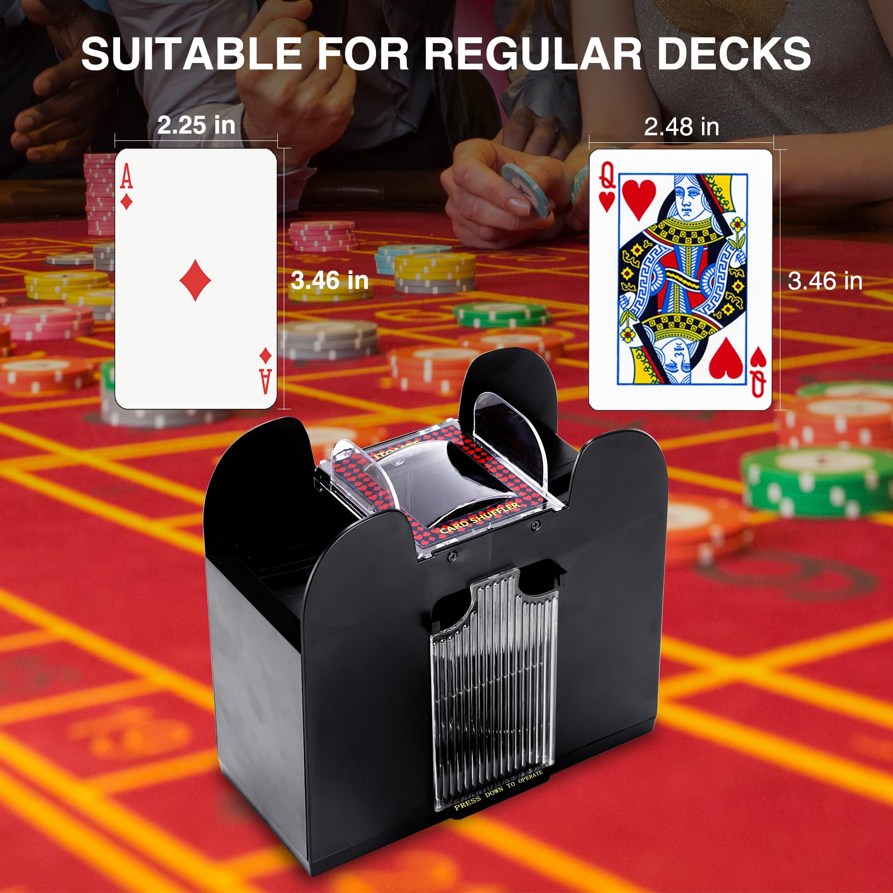 Itomte shuffler battery option with four C cells for portable play