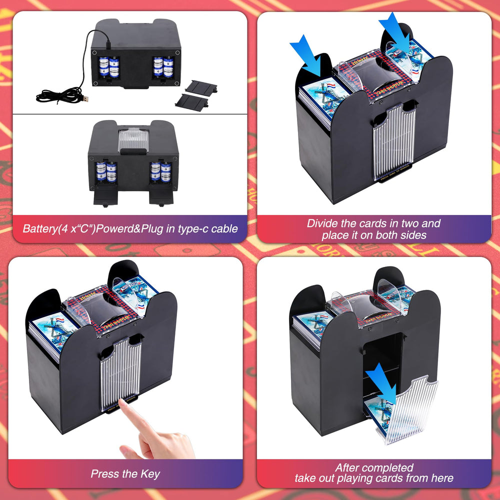 Itomte shuffler connected to USB charging cable for plug-in use