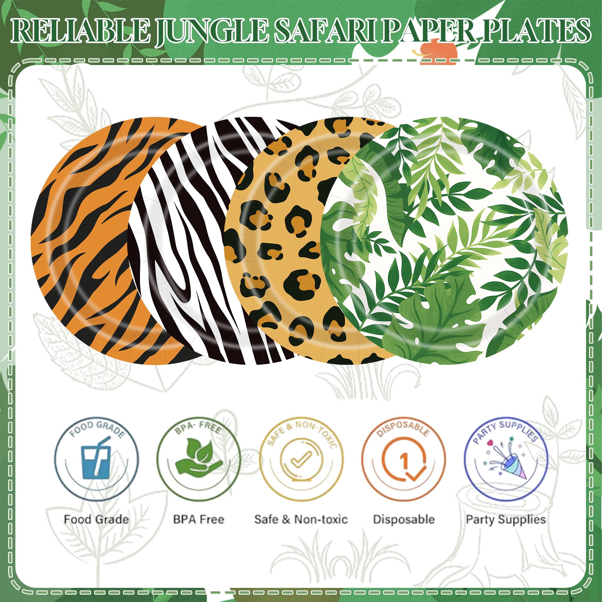 ITTEBISS tiger-print plate brings vibrant jungle energy to celebrations