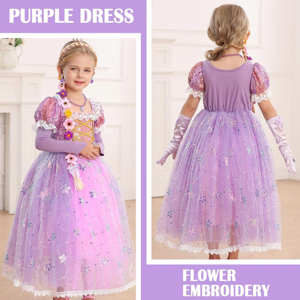 iTVTi princess purple dress crown accessory complete costume