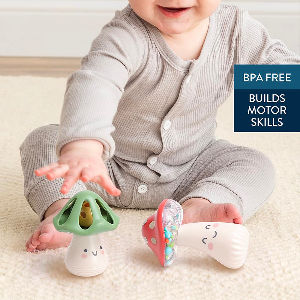 Itzy Ritzy mini maracas made with BPA-free materials for safe play