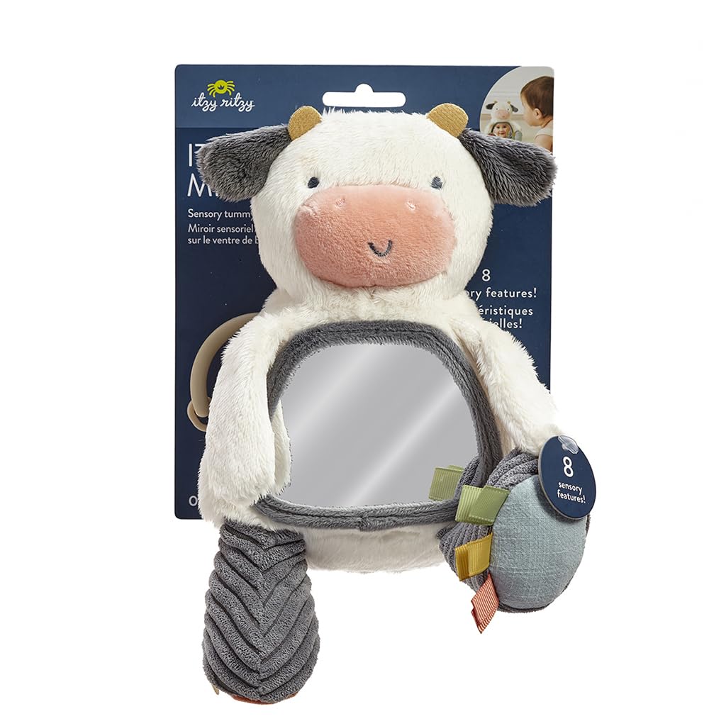 Itzy Ritzy newborn gift-ready tummy time toy mirror