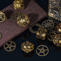 IUSTIDIE balanced-weight dice feel premium in hand for consistent rolls.