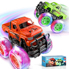 iValea monster trucks with light-up wheels for captivating play sessions.