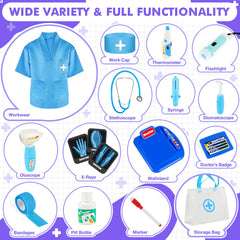 IVENRXIU doctor kit all-in-one set supports safe, durable pretend play sessions
