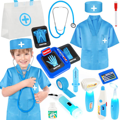 IVENRXIU doctor kit stethoscope inspires imaginative play and helps kids explore heartbeat concepts
