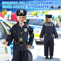IVENRXIU police costume hat adds authentic look to playtime