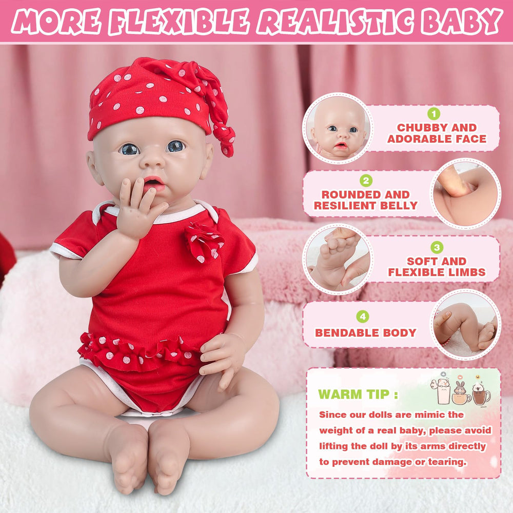 IVITA gift-ready box makes this doll a charming birthday present