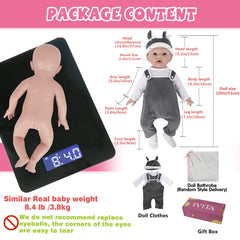 IVITA doll outfits and bottle set support caring play and dressing routines.