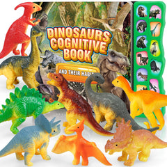 IVOXEX dinosaur toy pack: 12 figures for imaginative play and early identification.