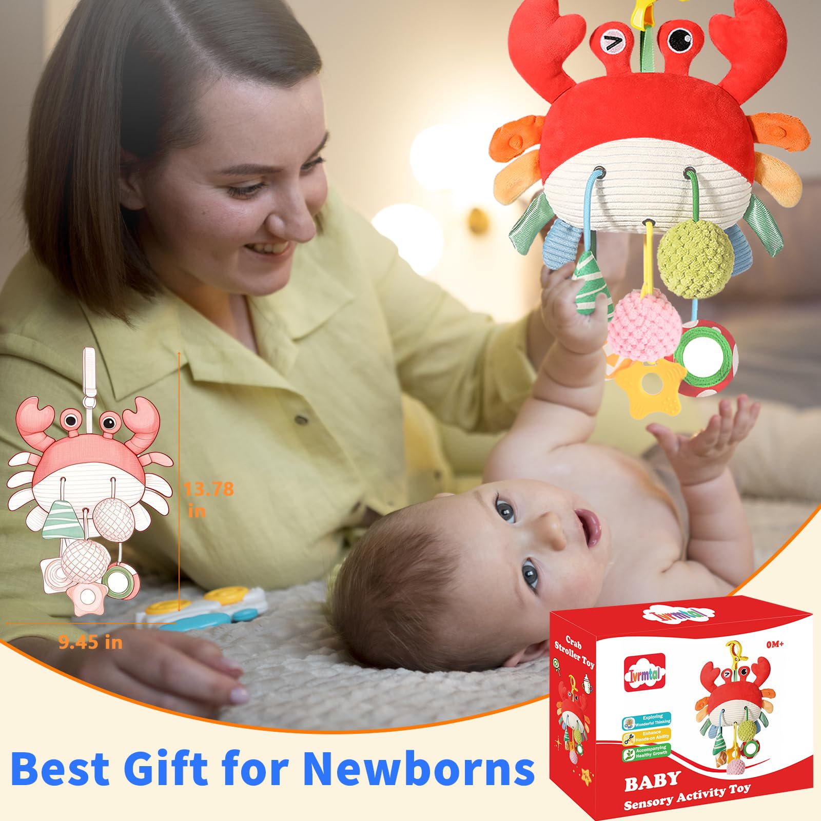 Ivrmtal Crab newborn gift pack is a thoughtful present for baby showers.
