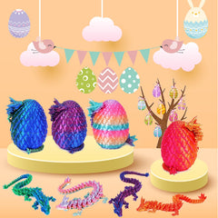 Ivrmtal dragon eggs in Easter basket stuffer, eye-catching gift.