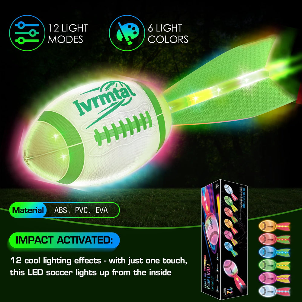 Ivrmtal Lightweight foam football ideal for kids and adults.