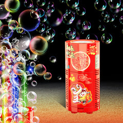 Ivtivfu bubble machine with 13 holes and LED lights for events