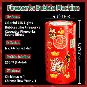 Ivtivfu Bubble Machine portable and battery-powered for outdoor celebrations.