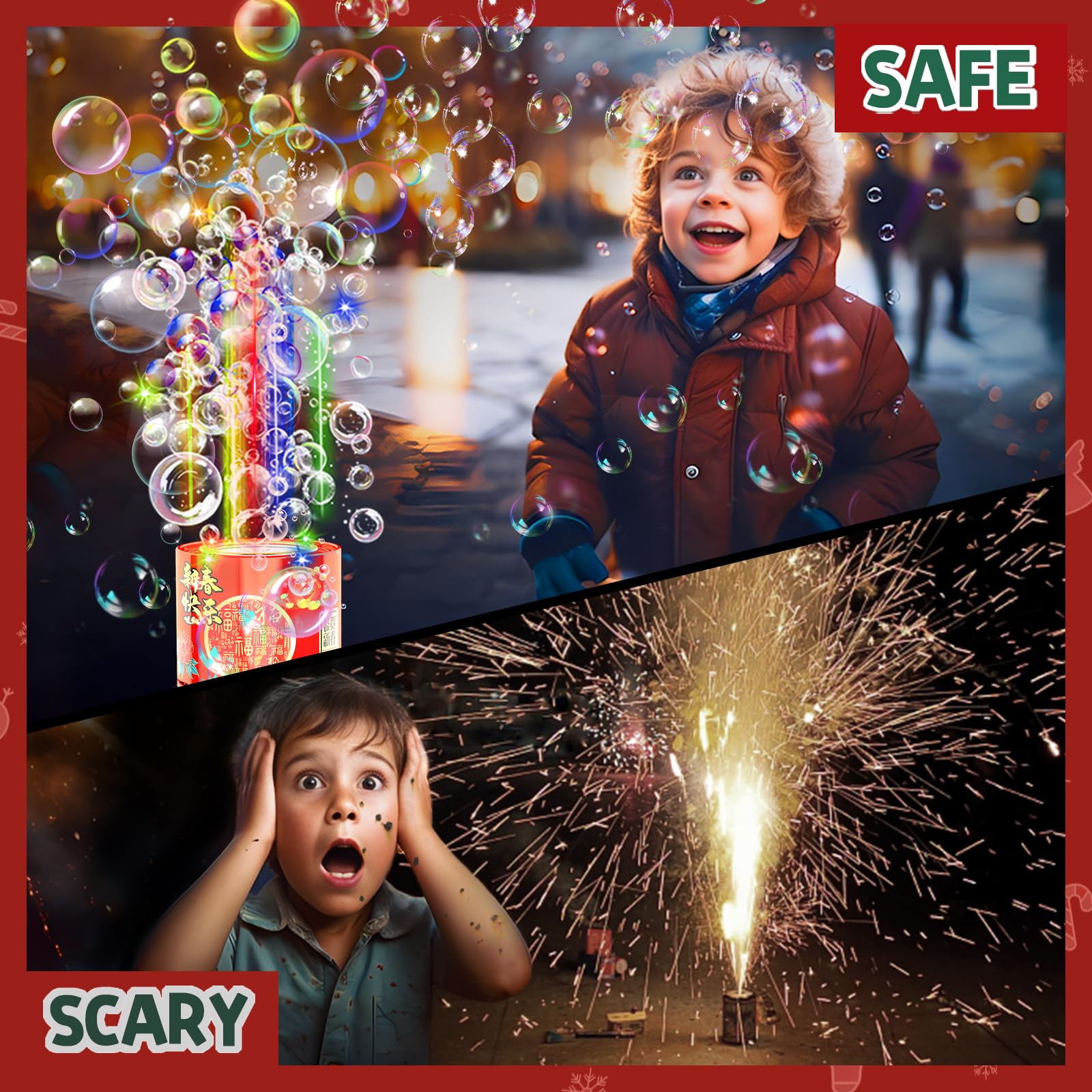 Ivtivfu bubble maker enhances outdoor birthday and Independence Day gatherings