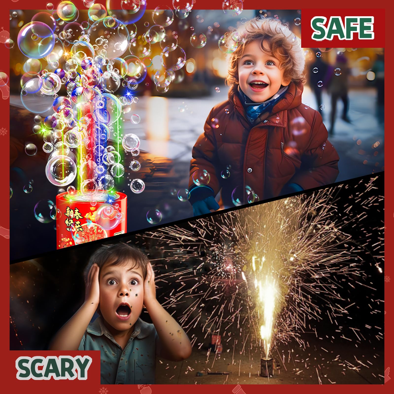 ivtivfu party bubble machine for christmas and new year decor